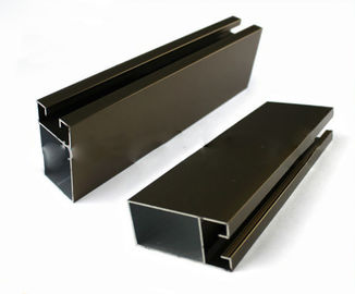 Wood Finish / Powder Coated Aluminum Profile For Door And Window ISO 9001 Approved