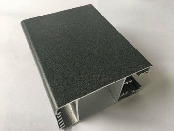 6061 / 6063 T3 - T8 Sand Blasting Powder Coated Aluminium Profiles With Color Customized