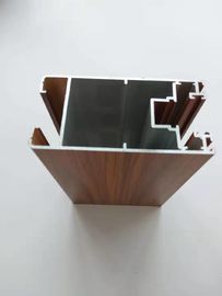 Electrophoresis Wood Finish Aluminium Profiles For Windows Recyclability