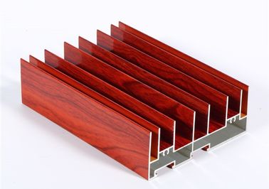 Aluminum Extrusion New Design Wood Finish Aluminium Profiles For Windows &amp; Doors