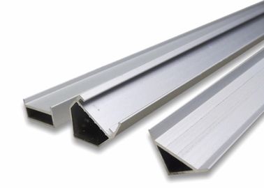 Corner Mounted Anodized Silver / Black Led Aluminium Profile For Light Strip