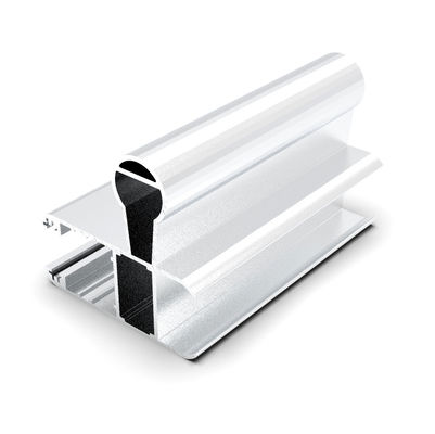 6063 Aluminum Extrusion Customized Silver Anodized Aluminium Door Frame Profiles For Senegal Market