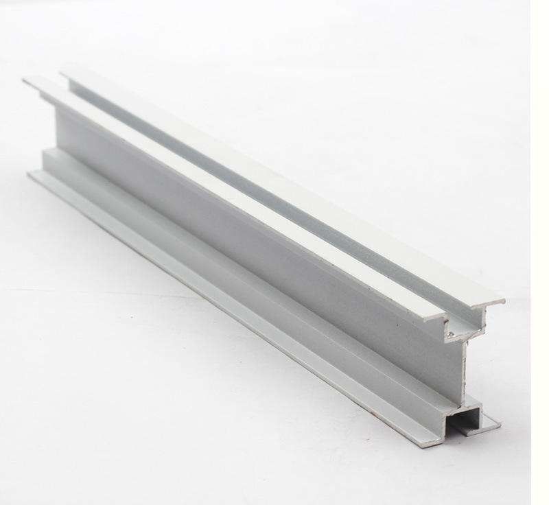 6m Length Vertical Aluminum Window Profiles 6063 Pure Ingot Modern Grill