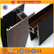 T5 T6 Clear Texture Wood Finish Aluminium Profiles Flexible Antirust