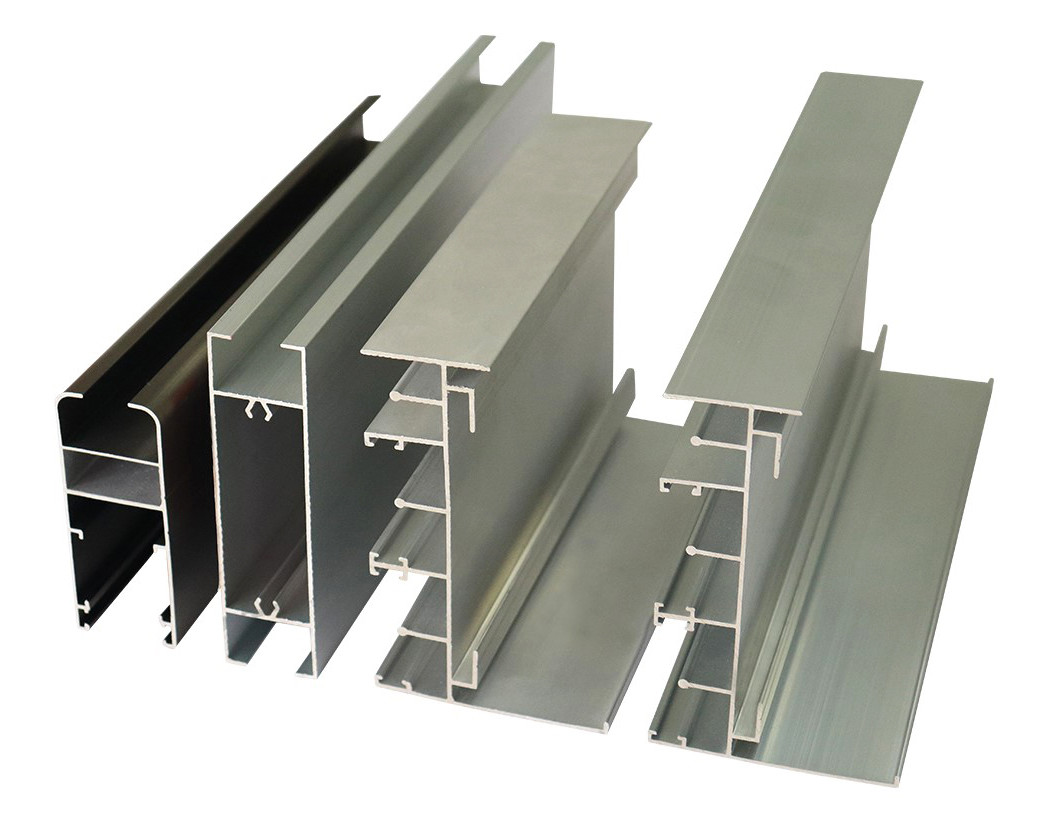 6063 Anodized Aluminum Profiles / Extrusion Sliding Windows And Doors Frame