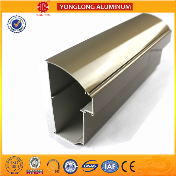 Eletrophoresis Aluminum Window Profiles Matte , Flat , Smooth And Shining