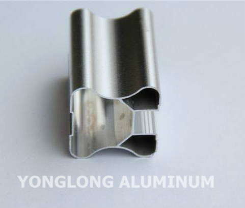Rectangle Wardrobe Aluminium Profile With Length Customized ISO 9001 Approved