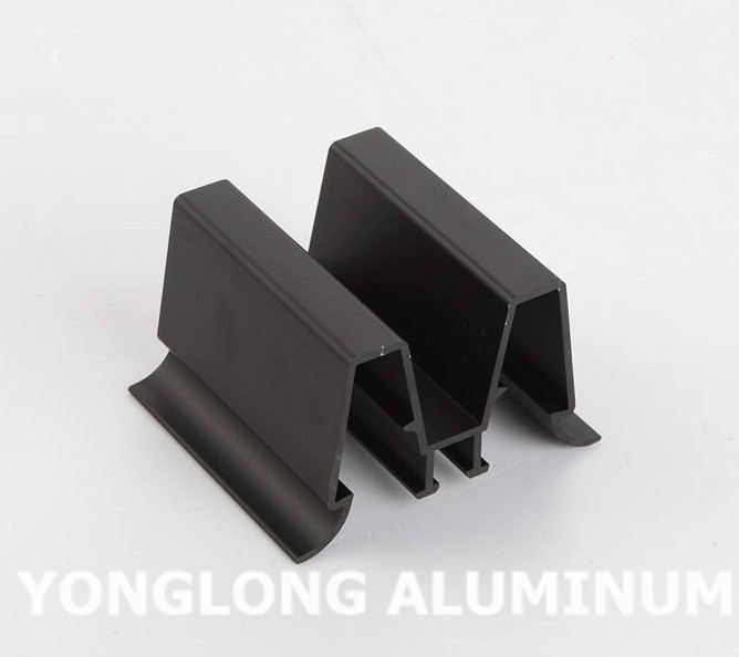 High Hardness Curtain Wall Aluminum Profiles Light Easy Processing / Installation