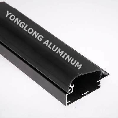 Oval Anodized Aluminum Curtain Wall Profile Normal Length 6m Rectangle OEM