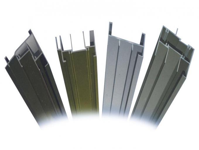 6063 Anodized Aluminum Profiles / Extrusion Sliding Windows And Doors Frame