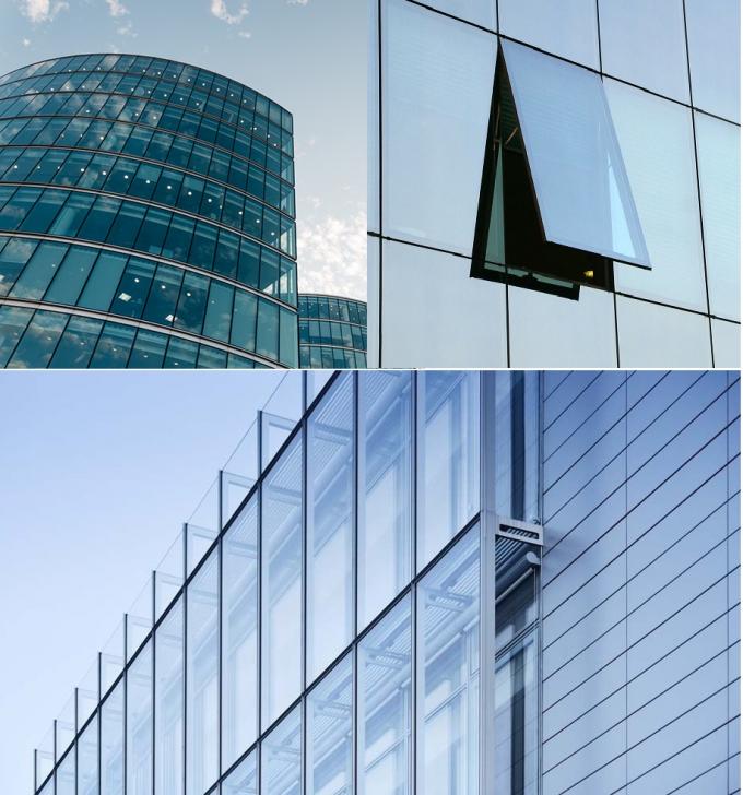 6063 Alloy Aluminum Curtain Wall Profiles Decorative Aluminium Extruded