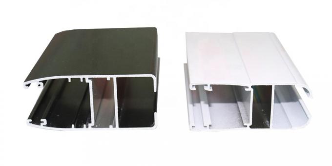 Champagne Anodized T Shape Aluminium Door Profiles 0