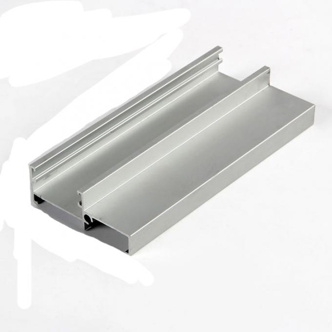 6063 T5 Champagne Anodized Aluminum Window Profiles ISO9001 Approval 0