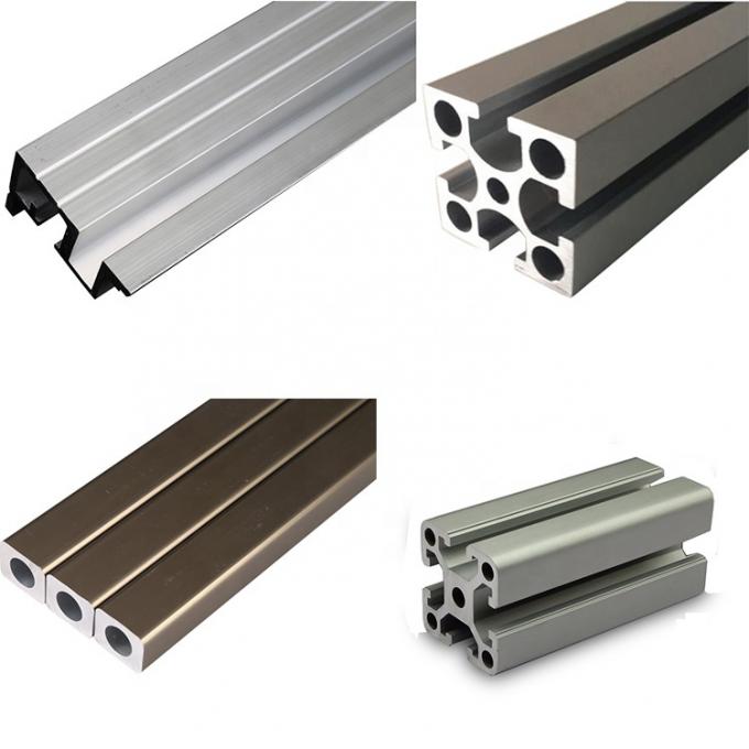 OEM 6000 Series Extruded Aluminium Profiles Mill Finish 1