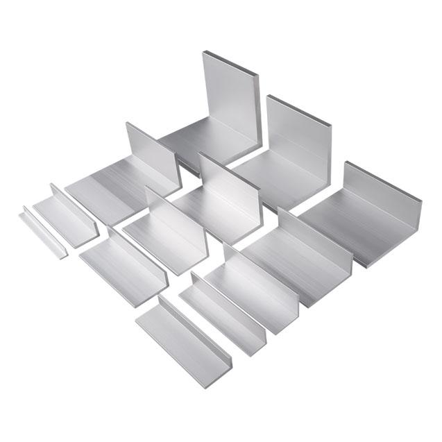 10.0mm Thick Triangular Aluminium Extrusion Unequal Angle L Shaped Aluminium Strip 0