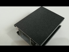 Aluminum Window Profiles/Black Sand Powder Coated Aluminium Profiles