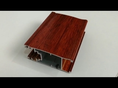 6063 Wood Finish Aluminium Profiles Heat Transfer Wood Grain Profiles