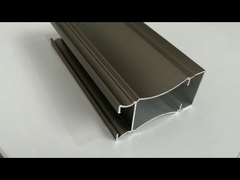 Customized Matt Champagne Anodized Aluminum Profiles 6063 Extruded Window/Door/Curtain Wall Profile