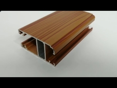 Thermal Break Bridge Wood Grain Aluminium Door And Window Frames