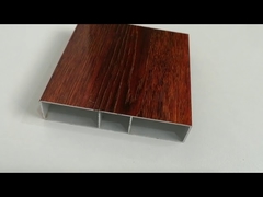 Wood Grain Aluminum Square Tube External Wall Aluminum Profiles Partition Ceiling