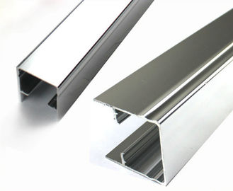 Length Customized ,  Polished Aluminium Profile Extrusion For Doors  And  Windows