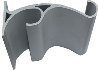OEM Machined Aluminium Profiles Grey Anodized Custom Machined Parts