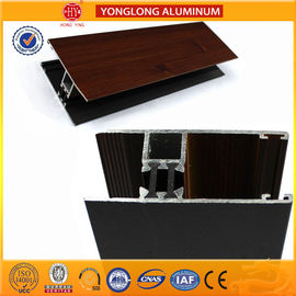 T5 T6 Clear Texture Wood Finish Aluminium Profiles Flexible Antirust