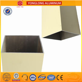 Rectangle Powder Coated Aluminium Extrusions / 6063 6063A Aluminum Window Frame Profile