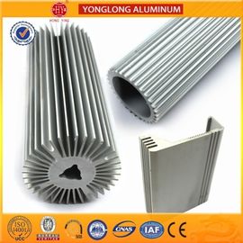 Heat Insulating Aluminum Section Materials For Window Frame Silver Color