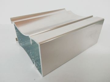 6063 6061 Construction Aluminum Profile with Mirror Gloss Effect Wear Resistance