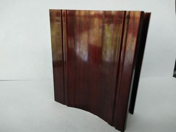 Wood Grain Imitating Finish Aluminum Extrusion Window Frame Aced And Alkali Resistant