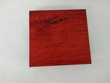 Red Wood Finish Aluminium Profiles High Coating Hardness And Strong Adhesion