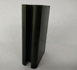 Oxidizing Grit Black Anodized Extruded Aluminum Channel With Customized Shape