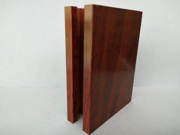 Wood Grain Imitating Finish Aluminium Window Profile High Coating Hardness