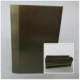 Oxidizing Champagne Anodized Aluminum Profiles For Decoration / Industrial