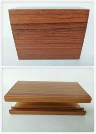 6061 T3 - T8 Wood Finish Wardrobe Aluminium Profile With Color Customized