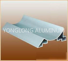 1.2 Thickness Bright Aluminium Shutter Profile High Hardness Of Paint Film