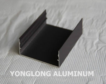 Powder Coated Aluminium Profile For Curtain Wall Frame Champangn , Bronze