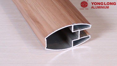 Customizable Wood Finish Aluminium Profiles 6063-T5 Kitchen Cabinet Skins Wood Color