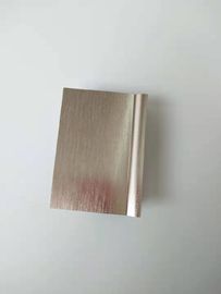Oval Anodized Aluminum Profiles  Normal Length 6m Rectangle Shape