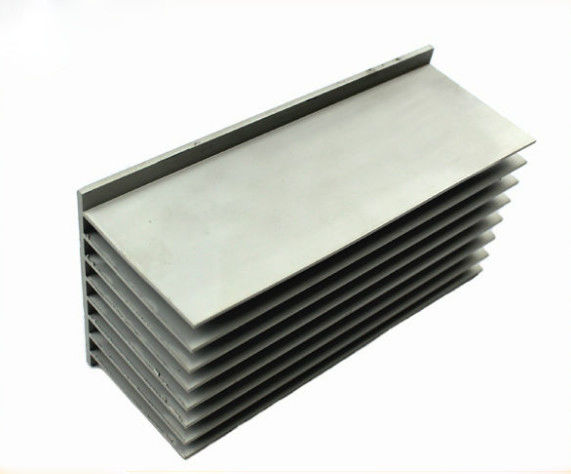 Natural Silver Extruded Aluminum Heat Transfer Plates With Conducts Heat Well