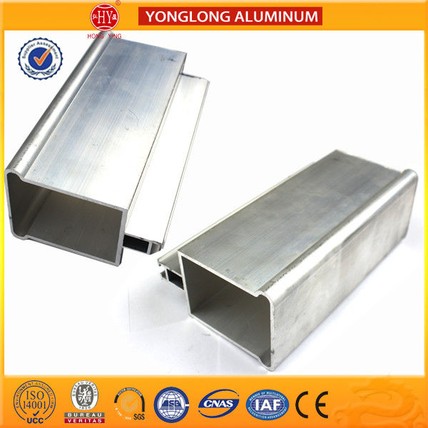 Low Pollution Machined Aluminium Tube Profiles , Standard Bendable Aluminium Spacer Bar