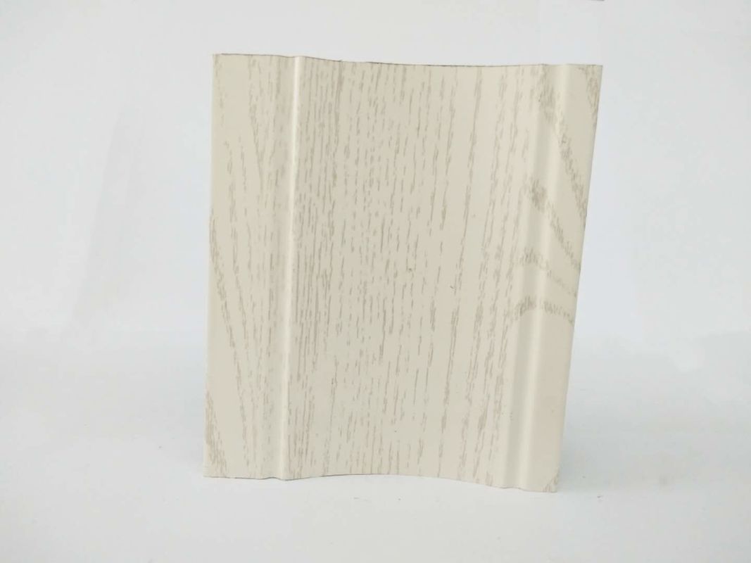 Wood Grain Aluminum window Profile Alkali Resisitant Lightweight