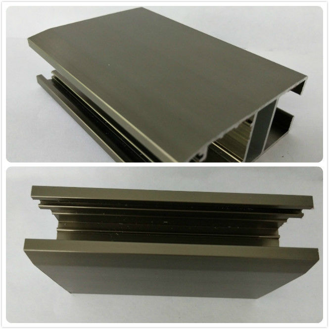 T4  T5 Oxidizing Bronze Anodized Aluminum Channel With Customized Shape