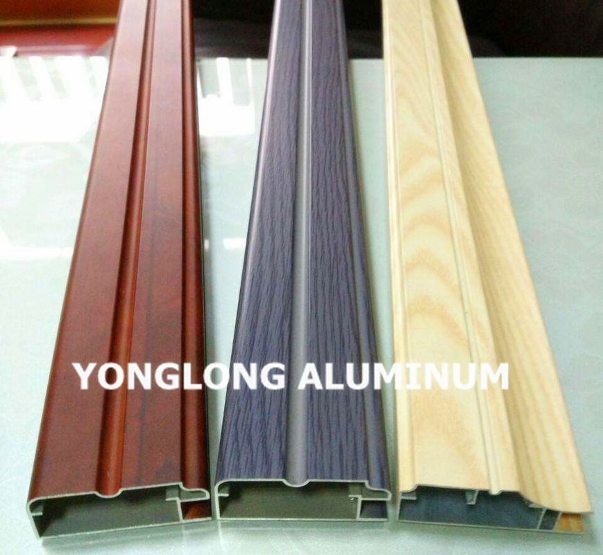 Oxidation 6063 , 6061 Wardrobe Aluminium Profile High Hardness