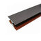 Customize Wood Finish Aluminium Profiles Clear Texture ISO14001 2004