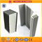 Silver White Industrial Powder Coated Aluminium Extrusions Heat Insulation