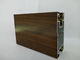 Green Substantive Wood Finish Aluminium Profiles  No Discoloration