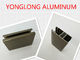 Electrophoresis Matte Or Flat Bronze Aluminum Window Profiles Length Shape Customized