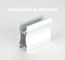 Machinable Anodized Aluminum Curtain Wall Extrusions , Oval Aluminium Tower Scaffold
